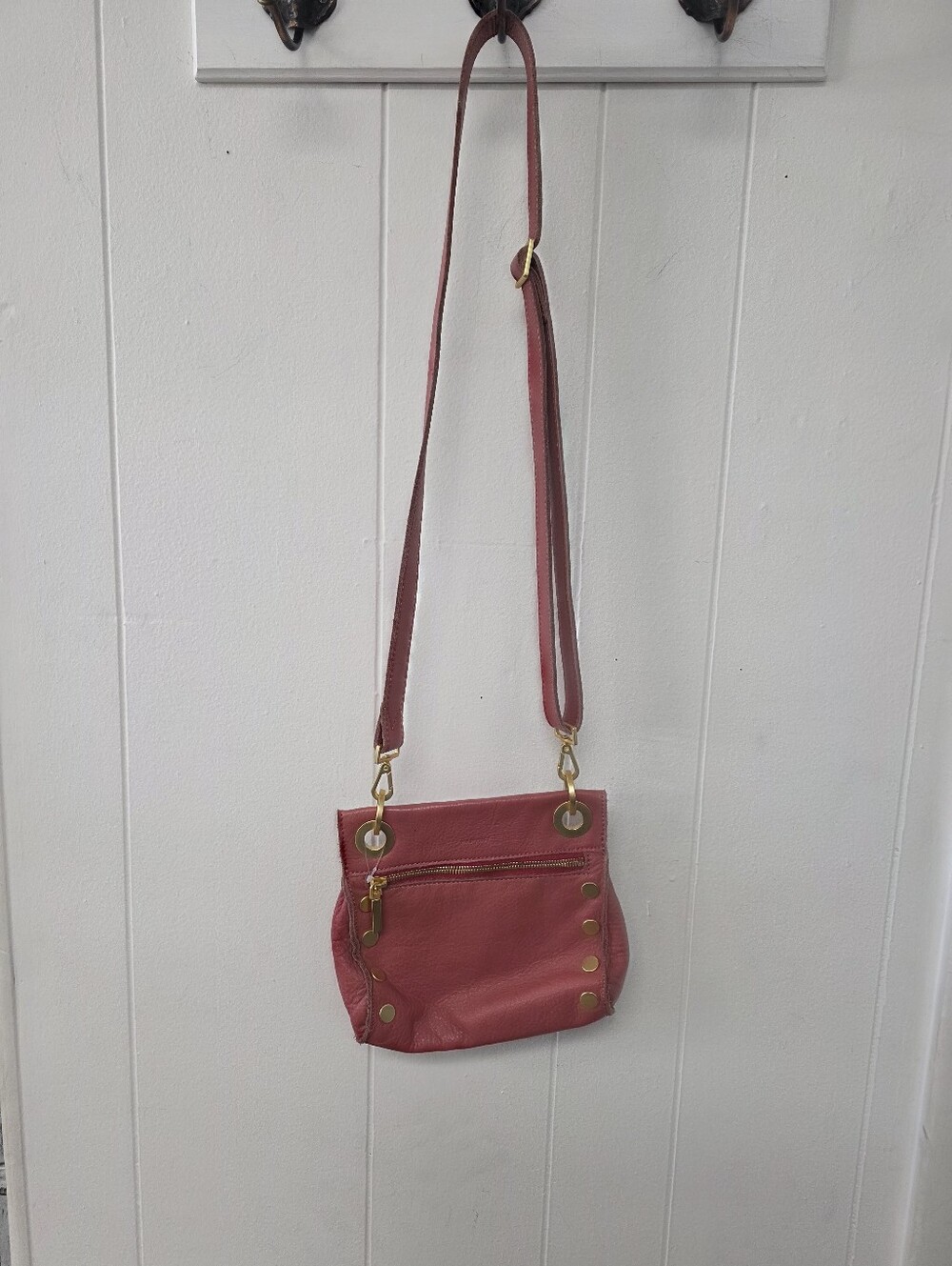 Hammitt Tony Rouge Pink Leather Crossbody Euc $295.00 - Picture 2 of 6